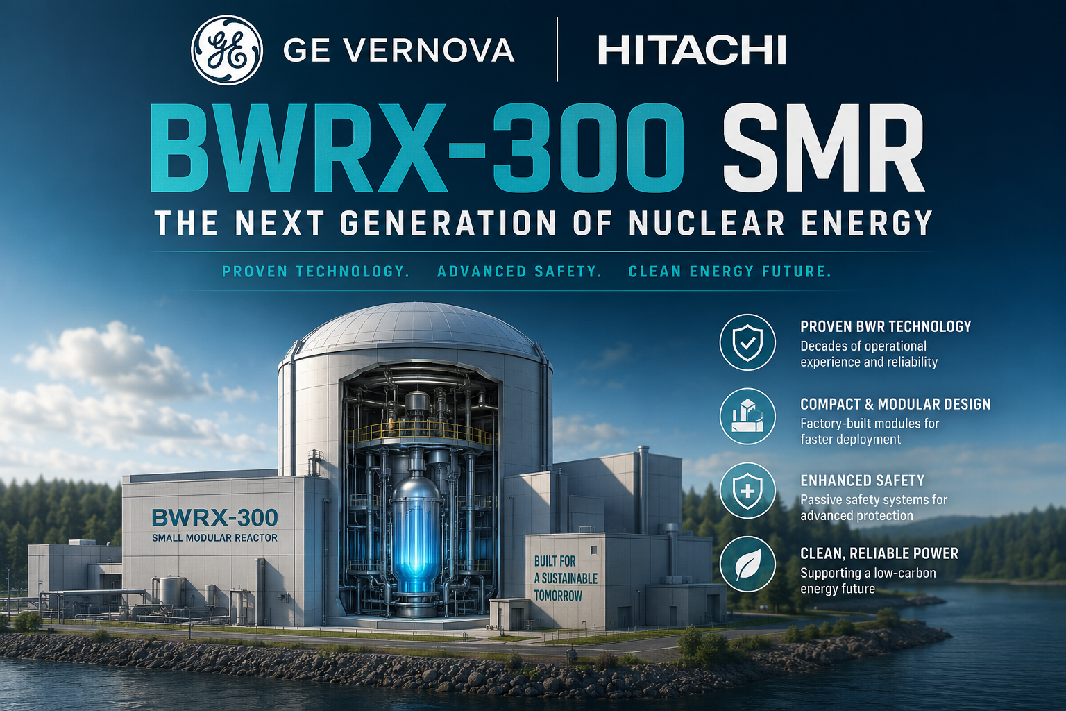 GE Vernova Hitachi BWRX-300 SMR - SMR Facility