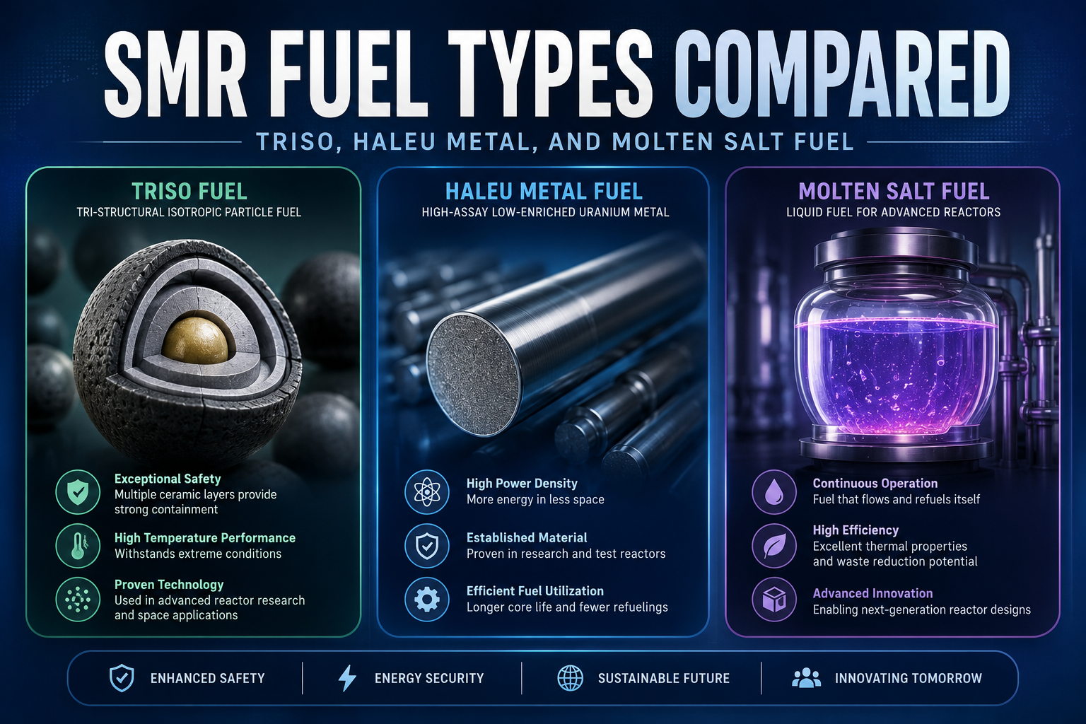 SMR Facility - Small Modular Reactor Fuel Types Compared 2026