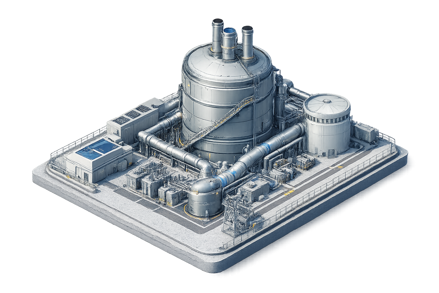 SMR Facility Small Modular Reactor Rendering